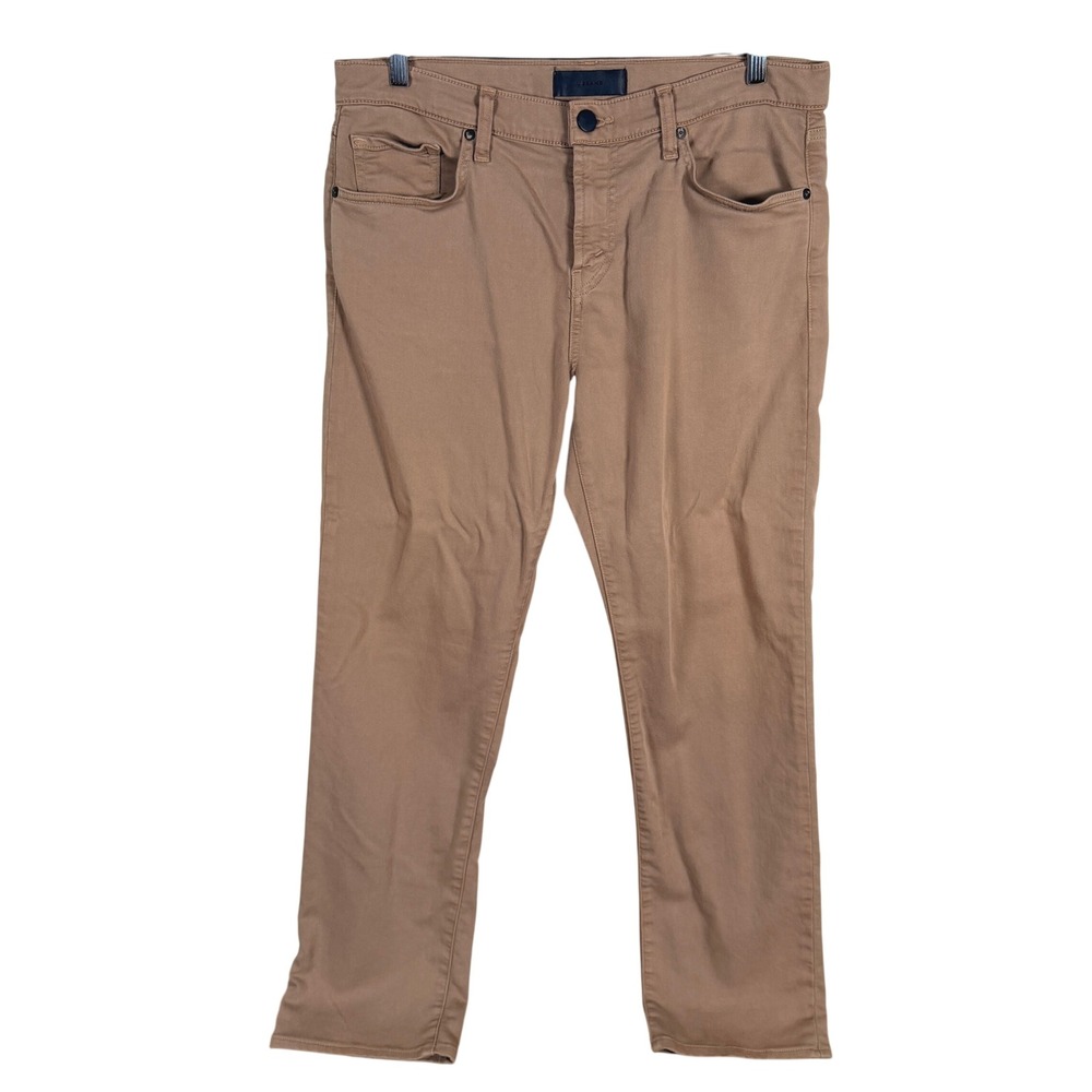 J Brand Kane Slim Straight Jeans Pant Mens 33x31 Brown Keckly Washington Stretch